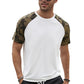 Camouflage Raglan Print Tee