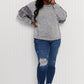 Sugarfox For Lovers Full Size Paisley Ruffle Top