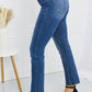 Vervet by Flying Monkey Full Size Raw Hem Cropped Jeans