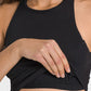 Crisscross Back Round Neck Yoga Tank
