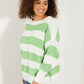CY Fashion Thrill of the Moment Striped Sweater