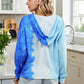 Tie-Dye Dropped Shoulder Hoodie