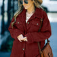 Corduroy Ribbed Fleece Lined Jacket