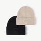 Smiley Face Rib-Knit Beanie