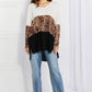 Culture Code Paws For Effect Leopard Color Block Top