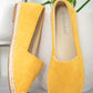 WeeBoo In Step Espadrille Slip-On Flats in Yellow