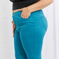 Zenana Clementine Full Size High-Rise Bootcut Jeans in Teal