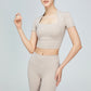 Short Sleeve Cropped Sports Top