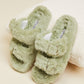 Cape Robbin Soft Steps Buckled Fuzzy Sandals
