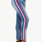 Side Stripe Skinny Jeans