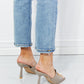 Cape Robbin Decorative Buckle Heels