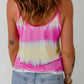 Tie-Dye Strappy Neck Tank