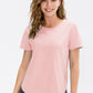 Curved Hem Athletic T-Shirt