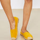 WeeBoo In Step Espadrille Slip-On Flats in Yellow