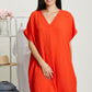 Cotton Bleu Hidden Cove Full Size Airflow Pleated Detail Dress