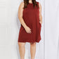 Zenana Swing into Spring Full SIze Sleeveless Dress