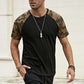Camouflage Raglan Print Tee
