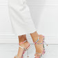 Cape Robbin Rhinestone Strap Open-Toe Heels in Multi