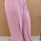 Zenana Easy Breezy Full Size Palazzo Pants in Light Rose