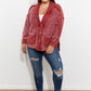 Zenana Autumn Breeze French Terry Button Front Jacket