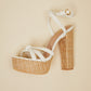DDK From the Top Braided Platform Heels