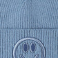 Smiley Face Rib-Knit Beanie