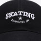 SKATING Letter Embroidery Baseball Cap
