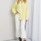 Davi & Dani Full Size Buttoned Curved Hem Shirt