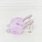 Cape Robbin Fur Strap Slide Heels