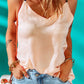 Contrast Spliced Lace Cami