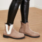 WeeBoo Warmer Days Faux Fur Trim Chelsea Booties