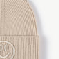 Smiley Face Rib-Knit Beanie