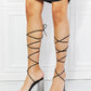 Cape Robbin Strappy Rhinestone Block Heels
