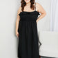 White Birch Full Size Spaghetti Strap Ruffled Maxi Dress