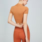 Short Sleeve Cropped Sports Top