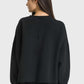 Dropped Shoulder Round Neck Sports Top