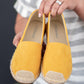 WeeBoo In Step Espadrille Slip-On Flats in Yellow