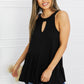 CY Fashion Full Size Cutout Grecian Neck Sleeveless Top