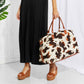 Animal Print Plush Weekender Bag