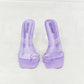 Cape Robbin Toe Ring Heels in Purple