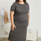 Zenana Think Cheerful Thoughts Full Size Maxi T-Shirt Dress