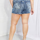 Vervet by Flying Monkey Full Size Raw Hem Denim Shorts