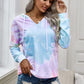 Tie-Dye Dropped Shoulder Hoodie