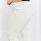 Zenana Clementine Full Size High-Rise Bootcut Jeans in Ivory