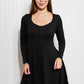 White Birch Missing Link Full Size Long Sleeve Dress