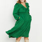 Davi & Dani Rooftop Reservation Full Size Layered Ruffle Midi Dress