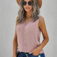 Swiss Dot Lace Detail Plunge Tank