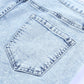 Distressed Frayed Trim Flared Jeans