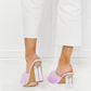 Cape Robbin Fur Strap Slide Heels