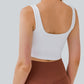 Cropped Square Neck Yoga Tank